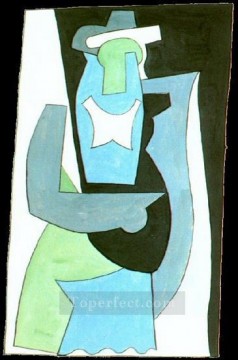  asistente Pintura - mujer asistente 2 1908 Cubismo